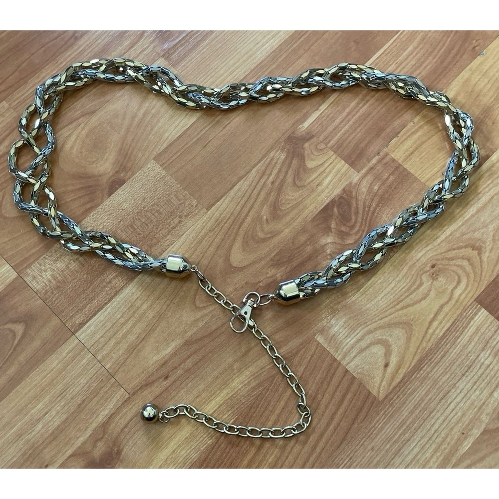 Vintage 2 Tone Triple Link‎ Belt